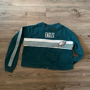 Philadelphia Eagles Crop Sweatshirt